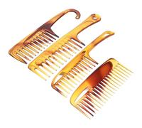 Anneome Pettine Vintage per Uomo in Plastica con Larghi Leggero e Portatile Antigraffio e Delicato Sul Capelluto per Acconciature Lisce Nodi