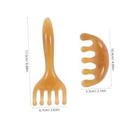Anneome Pettini Massaggiatori per e in Pettine Larghi e Pettine Artigli Strumento Gua Sha per Linfatico e Stimolazione Capelluto per Spa e Pressoterapia Domestica