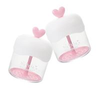 Anneome Produttore Di Schiuma Per Viso 2 Pezzi, Coppetta Manuale Per Schiuma Detergente Viso Trasparente Rosa, Creazione Rapida Di Bolle Dense, Per Pulizia Pelle Quotidiana e Viaggi