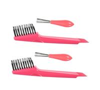 Anneome Pulitori per Spazzole e Pettini per Capelli Strumenti Compatti e Leggeri per Rimuovere Capelli e Residui Kit per Salone e Uso Domestico