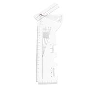 Anneome Righello Pd per Optometrista Multifunzione in Materiale Robusto, Misuratore Distanza Interpupillare Preciso e Portatile, Strumento Ottico Leggero per Misurazioni Occhiali e Vista