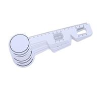 Anneome Righello per Distanza Interpupillare Pd in Plastica Set 10 Pezzi con Nastro Morbido Strumento di Misurazione Ottico per Test della Vista e Uso Optometrico Professionale a