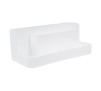 Anneome Scatola in Pp Multifunzionale Manicure Porta Attrezzi Bianco Organizer Compatto per Clipper e Smalti per e Scrivania Ordinata