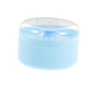 Anneome Scatola per in Polvere per Bambini Piumino Applicatore in Plastica Durevole Astuccio Automatico per Facilità d'Uso Kit Cura del Corpo