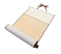Anneome Scroll in bianco Calligrafia Scroll Paper Painting Supply Mini Hat Blank Hanging Scrolls Chinese Painting Scroll Japanese Sumi Paper Chinese Xuan Paper Exercise Paper Reel