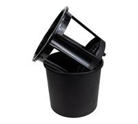 Anneome Secchio per Piantare Patate in PP Resistente Contenitore Doppio Strato per Coltivazione di Arachidi e Piante Vaso Nero Riutilizzabile Diametro 29 CM Adatto per Orto Domestico e