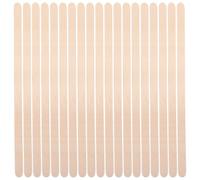 Anneome Set 100 Bastoncini di Legno per Ceretta 140x6x2mm Bordo Arrotondato, Spatole Applicatori per Cera Corpo e Sopracciglia, Strumenti Depilazione Professionale per Uso Estetico