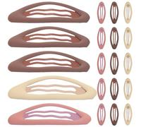 Anneome Set 20 Mollette Per Chioma Da Ragazza in Tinta Chiara, Fermagli Leggeri e Resistenti, Accessori Per Chioma Multiuso Per Feste e Uso Quotidiano