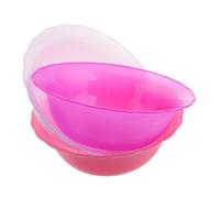 Anneome Set 3 Pezzi Bacinelle Rotonde di Plastica Portatili per Lavaggio Piatti e Pulizia Viso Esperienza Spa di Adatte Cucina e Lavandino
