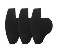 Anneome Set 3 Pezzi Sagoma per Barba e Attaccatura Chioma in Pvc Nero per Uomo, Strumento per Design Chioma e Ottimizzazione Densità Barba, per Spray Fibra Capillare e Stile Manuale