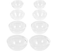Anneome Set 8 Ciotole in Acrilico Trasparente per Oli Essenziali Ciotoline di Plastica per Centri Estetici e Massaggi a Casa senza Sostanze Nocive Resistente e Sicuro per Cura del Viso
