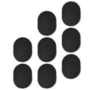 Anneome Set 8pezzi Spugne la Pulizia del Viso in Spugna Nera Controllo Dell'olio e Rimozione delle Cellule Morte la Pulizia Quotidiana del Viso