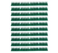 Anneome Set da 10 Picchetti in Plastica per Recinzione Anti-Uccelli Barriere Anti-Piccioni e Dissuasori per Giardino Protezione Esterna Contro Ladri e Animali su Tetti e Camini