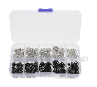 Anneome set di bottoni per cucire Pulsante a scatto di metallo kit bottoni automatici kit di riparazione con bottone a pressione