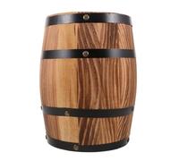 Anneome Sgabello in Legno Vintage Forma di Botte Sedia Multifunzionale per Cucina Garage e Giardino Tavolino Rustico da Esterno e Interno per Decorazione Bohemien e Country Francese