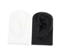 Anneome Supporto Orecchio in Silicone Realistico per Piercing Set da 2 Pezzi, Orecchio Finto per Formazione e Esposizione Professionale in Scuole di Medicina e Centri Estetici