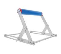 Anneome Supporto Pieghevole per Macchina da Taglio in Metallo Cavalletto Regolabile Altezza con Rulli Telaio di Supporto per Troncatrice e Banco Fresatrice Stand per Lavorazioni di