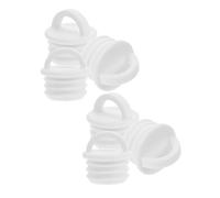 Anneome Tappo di Scarico in Gomma 22 Mm per Secchio Sigillo Anti-perdita, Set da 6 Pezzi Compatibile Multisecchio, Accessorio Rimovibile per Pulizia e Sostituzione Rapida