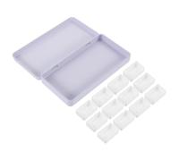 Anneome Tavolozza per Dipingere in Latta Bianca, 3.2ml, Set | Griglia per Miscelare Colori, Portatile e Pratica, Adatta a Pittori Professionisti Colore Casuale