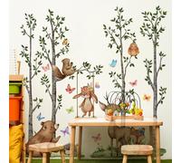 anneratteryer Adesivi cameretta bimba Adesivi murali bambini Carta da parati adesiva muro bambini Decorazioni cameretta bambina Adesivi murali camera da letto Stencil per pareti bambini vivaio
