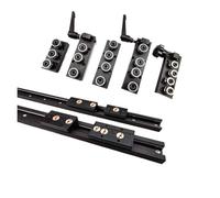 Annerimento Binario di guida lineare a doppio asse integrato Cuscinetto a rulli in alluminio industriale SGR15N + SGB15N 3/4/5 Cursore ruota(SGB15N-3 LOCK,550mm)