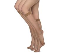 Annes styling Autoreggenti - Calze Autoreggenti Da Donna Sexy, Calze A Rete Nere Donna Eleganti E Comode, Moda Femminile Glamour, Calze Trasparenti, Resistenti E Moderne - 3 Paia Visone