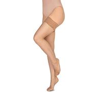 Annes styling Calze Rete Rete Calze Calze Calze Calze In Silicone Pizzo Top Alto Diamanti Nylon Netted Calze Visone XL