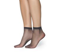 Annes styling Calzini trasparenti opachi ultra sottili per donne ragazze calzini alla caviglia taglio basso casual eleganti calzini da donna comodi 15 DEN spessore ideale per sandali tacchi Frida15,
