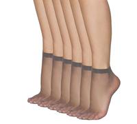 Annes styling Calzini trasparenti opachi ultra sottili per donne ragazze calzini alla caviglia taglio basso casual eleganti calzini da donna comodi 15 DEN spessore ideale per sandali tacchi Frida15