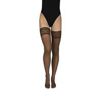 Annes styling Truss 60 Denari Delle Donne Tenere Up In Microfibra Calze con Pizzo Alta Opaco Lingerie Calze In Silicone Top Daino TG-1/2