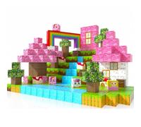 Annexfun Costruzioni Magnetiche per Bambini 100 Pezzi - Tema Unicorni | Blocchi Magnetici Costruisci un magico mondo di unicorni, Magnetic Blocks regalo gioco educativo Ragazze 4-8 anni