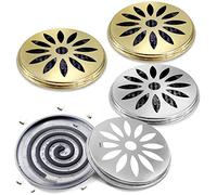 Annhao 4 Pezzi Porta zampirone portatile in acciaio inox, Bobina Repellente con Copertura Porta Incenso, Porta Bobina Repellente per Casa Campeggio, Viaggi Anti zanzare, porta zampirone da ester