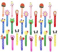 Annhao Animali Segnalibro Coloratissimi 30 pezzi, bambini in legno idea, Bambini Fumetto Colorati Carini Divertenti in Legno Regalino Gadget Festa Compleanno Bambini per Bomboniera Battesimo Natale