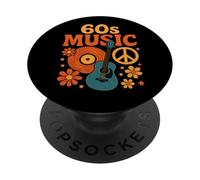 Anni '60 Musica anni '60 Festival Anni Sessanta Concerto Musicista PopSockets PopGrip Adesivo
