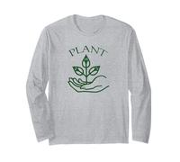 Anni '60 Simbolo della pianta Ispirato all'era della Pace retrò Anti-Guerra Maglia a Manica