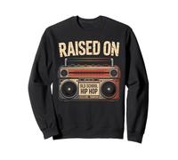 Anni '90 Hip Hop Graphic Boombox Musica Old School Hip Hop Rap Felpa
