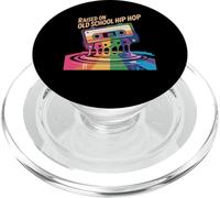 Anni '90 Hip Hop Graphic Cassette Musica Old School Hip Hop Rap PopSockets PopGrip per MagSafe