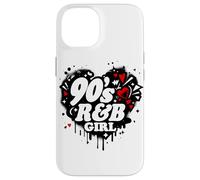 Anni '90 R&B Kinda Love Heart Graffiti RnB Musica Custodia per iPhone 14