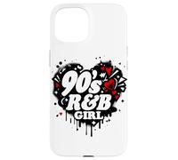 Anni '90 R&B Kinda Love Heart Graffiti RnB Musica Custodia per iPhone 15