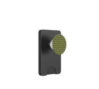 Anni Ottanta Bella Giallo Grigio Astratto Curva Ripetere Modello PopSockets PopWallet per MagSafe