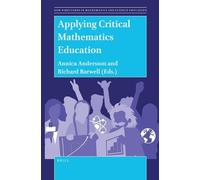 Annica Andersson Applying Critical Mathematics Education (Copertina rigida)