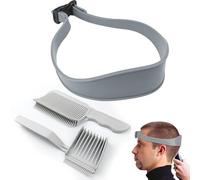 Annickee Pettine per Sfumature Capelli Uomo, Pettine Di Posizionamento Curvo Set, Nastro per Taglio di Capelli Curvo, Pettine Capelli Uomo, Pettine Sfumatura Capelli Uomo, Sfumatura Capelli Uomo