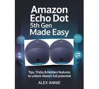 Annie Alex Amazon Echo Dot 5Th Gen Made E BOOK NUOVO