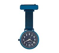 Annie Apple Argento/blu maglia infermieri infermiere parrucchiere estetista tasca fob orologio