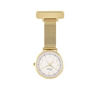 Annie Apple Designer Gold and Blush Pink Forbice Mani Infermiere Parrucchiere Estetista Orologio da Tasca