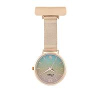 Annie Apple Orologio da taschino da taschino per infermieri, ostetriche, operatori sanitari, estetiste, parrucchieri, colore oro rosa glitterato (AA16/R)