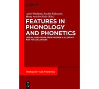 Rachid Ridouane Features in Phonology and Phonetics (Tascabile)