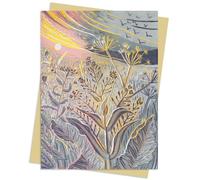 Annie Soudain Pale Grey Day Greeting Card Pack: Pack of 6 Blank Inside and Shrink-wrapped With a Gold Envelope