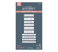 Annie Williams - Set di fustelle e striscioni natalizi in stile country con scritta "Sentiments"