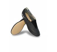 Anniel 2024 - Scarpe Ginnastica Artistica in Pelle con Suola in Gomma 100% Made in Italy (34, Nero)